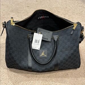 Jordan Black Duffel Bag